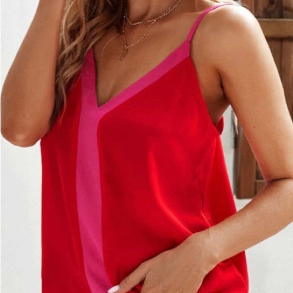 Colorblock cami top, new - Picture 3 of 4